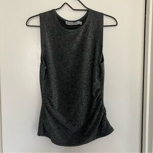 Black Sleeveless Sparkly Top